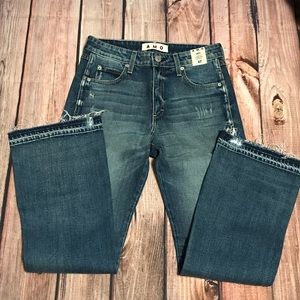 AMO Bex Easy Fit Higher Rise Bootcut Jeans